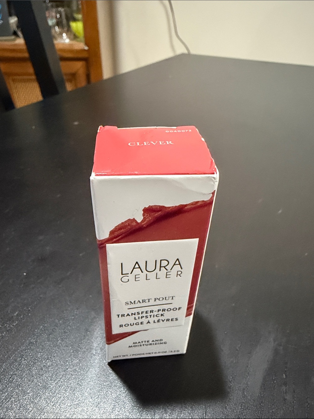 Laura Geller Smart Pout Lipstick - Red and White Packaging Clever BRAND NEW!